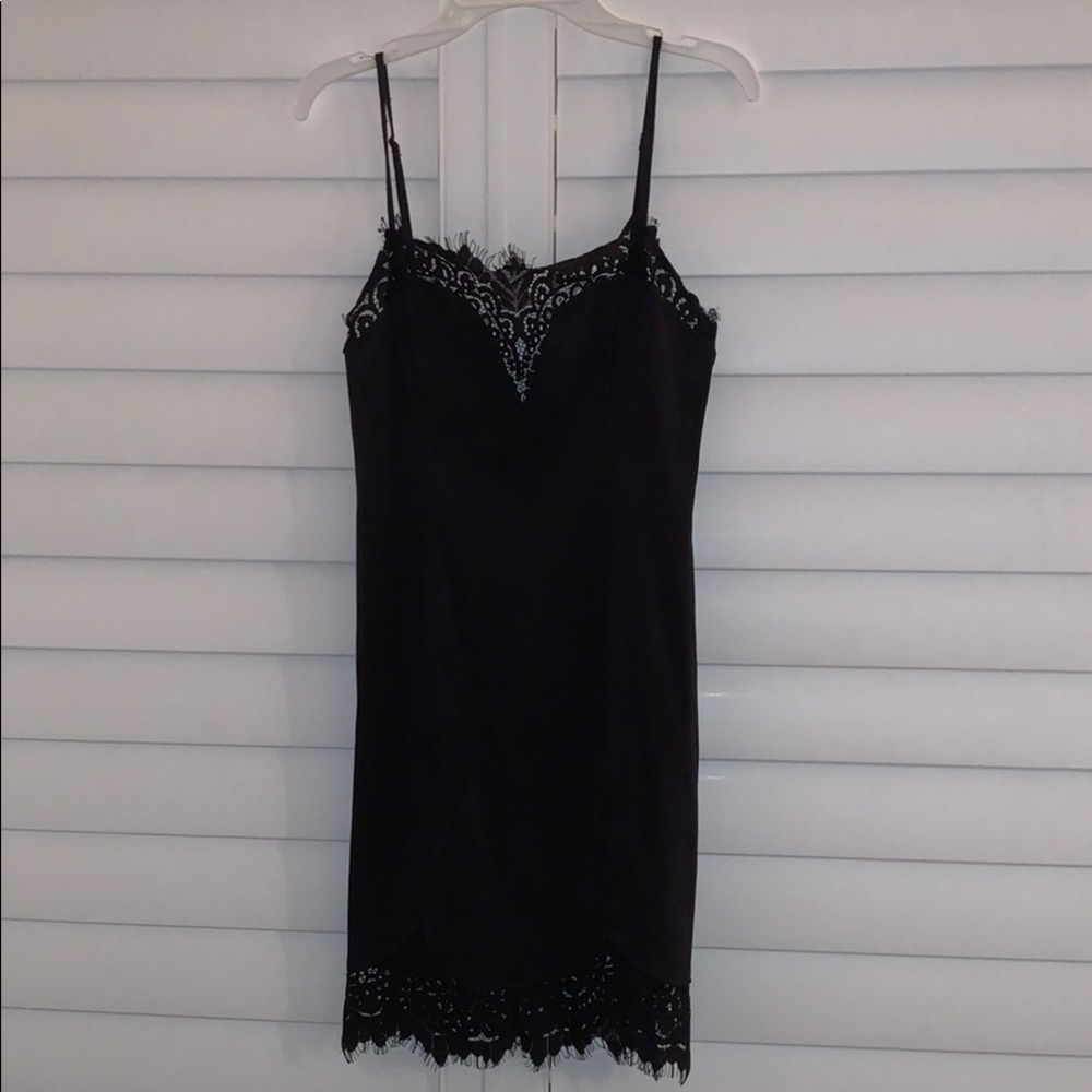 Suede Mini Dress